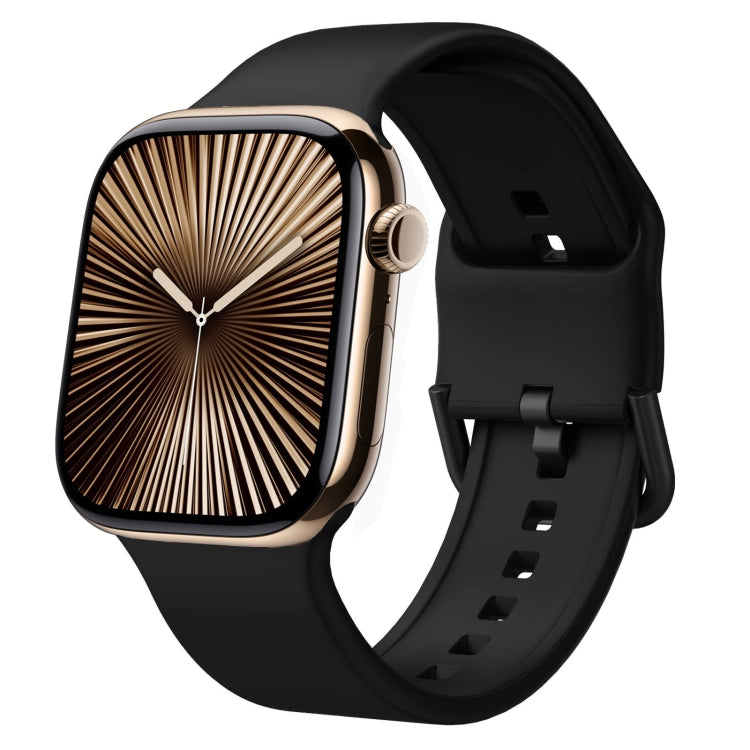 สายรัดนาฬิกาซิลิโคนหัวเข็มขัด สำหรับ Apple Watch Series 10 ขนาด 46 มม.