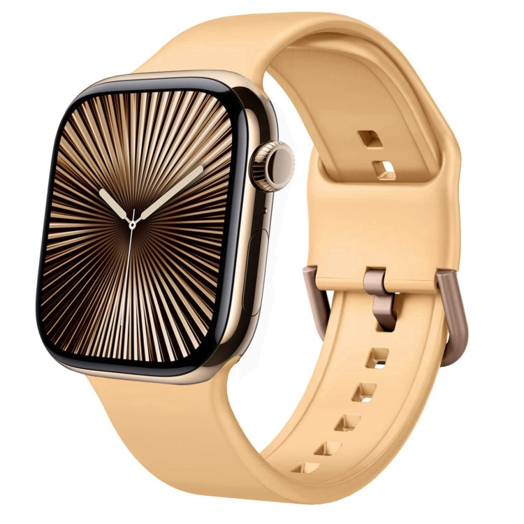 สายรัดนาฬิกาซิลิโคนหัวเข็มขัด สำหรับ Apple Watch Series 10 ขนาด 46 มม.