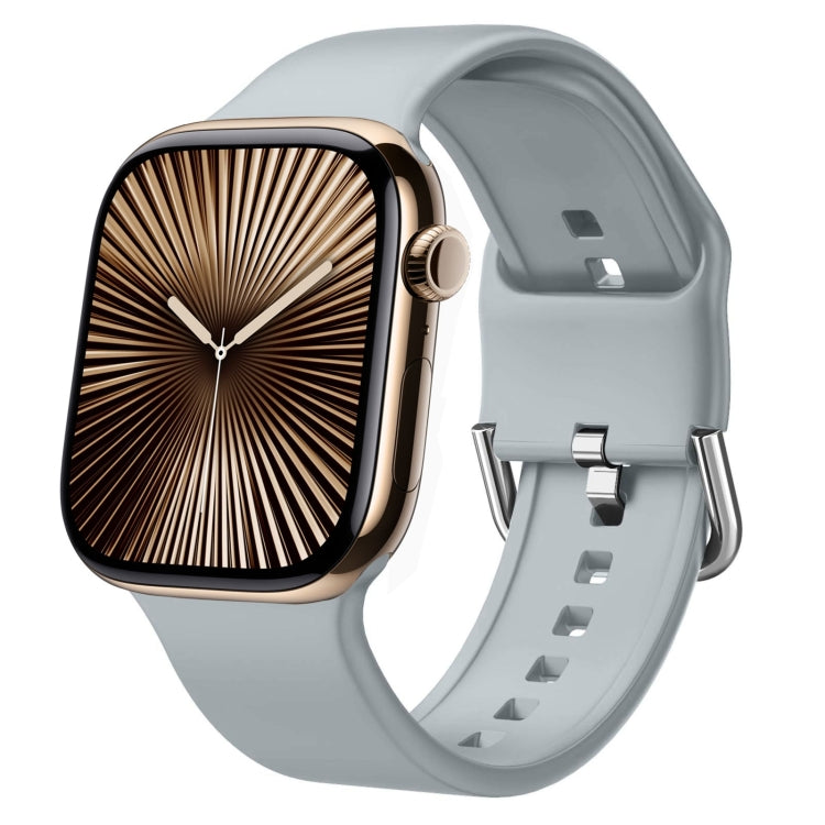 สายรัดนาฬิกาซิลิโคนหัวเข็มขัด สำหรับ Apple Watch Series 10 ขนาด 46 มม.