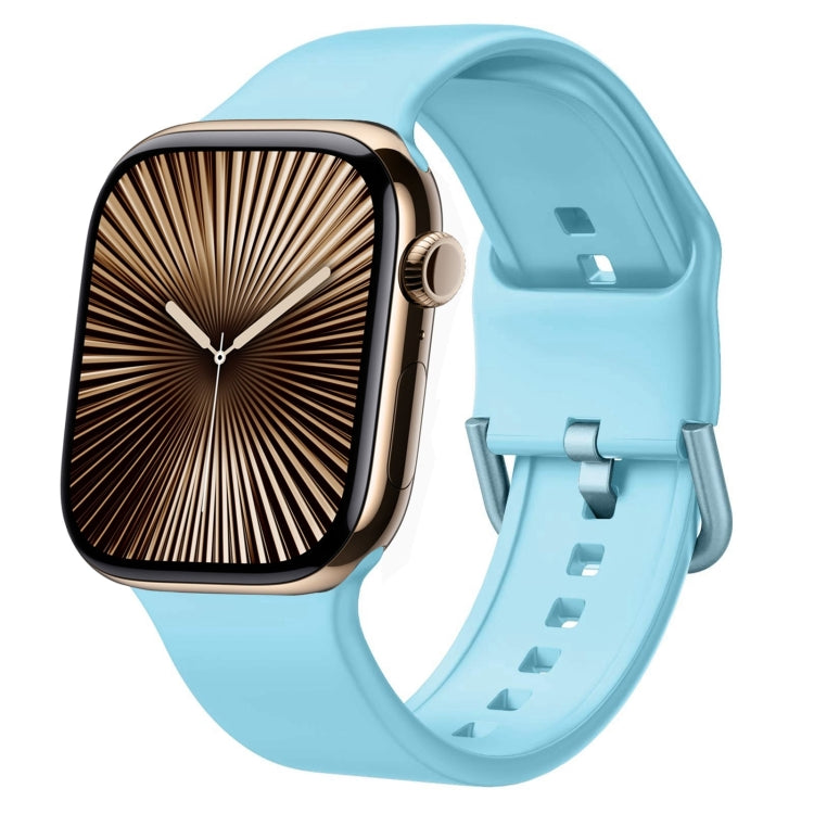 สายรัดนาฬิกาซิลิโคนหัวเข็มขัด สำหรับ Apple Watch Series 10 ขนาด 46 มม.