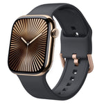 สายรัดนาฬิกาซิลิโคนหัวเข็มขัด สำหรับ Apple Watch Series 10 ขนาด 46 มม.