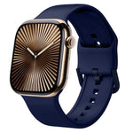 สายรัดนาฬิกาซิลิโคนหัวเข็มขัด สำหรับ Apple Watch Series 10 ขนาด 46 มม.