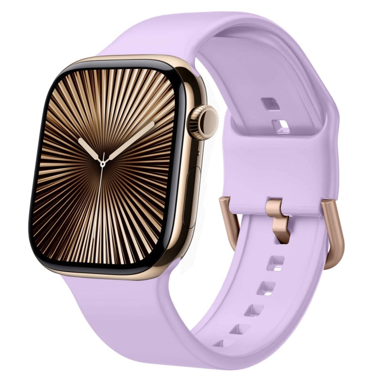 สายรัดนาฬิกาซิลิโคนหัวเข็มขัด สำหรับ Apple Watch Series 10 ขนาด 46 มม.