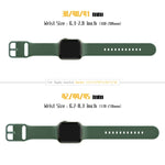 Pin Buckle Silicone Watch Band, For Apple Watch Series 10 42mm