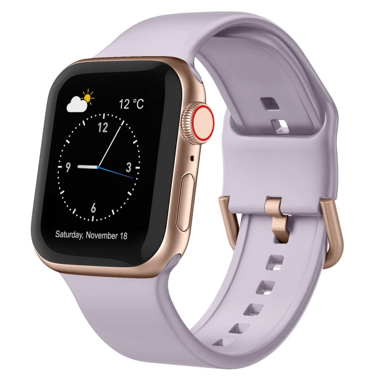 Pin Buckle Silicone Watch Band, For Apple Watch Series 10 42mm