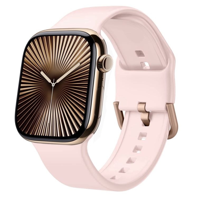 Pin Buckle Silicone Watch Band, For Apple Watch Series 10 42mm