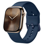Pin Buckle Silicone Watch Band, For Apple Watch Series 10 42mm