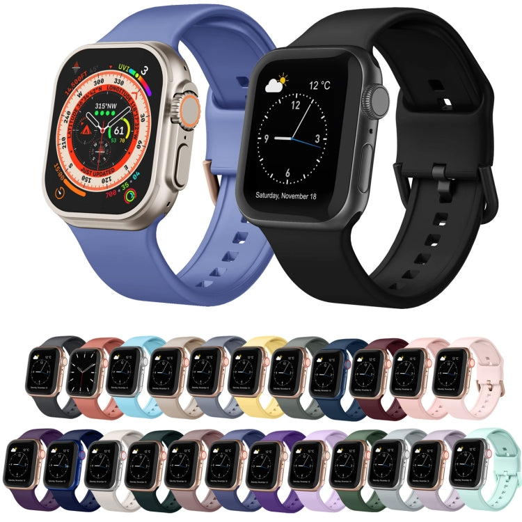Pin Buckle Silicone Watch Band, For Apple Watch Series 10 42mm