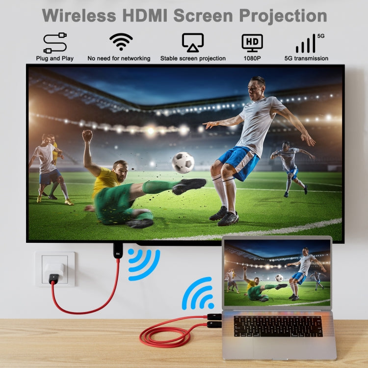 THT-020-8 ชุดส่งสัญญาณ HDMI 4 in 1 แชร์หน้าจอไร้สาย, THT-020-8