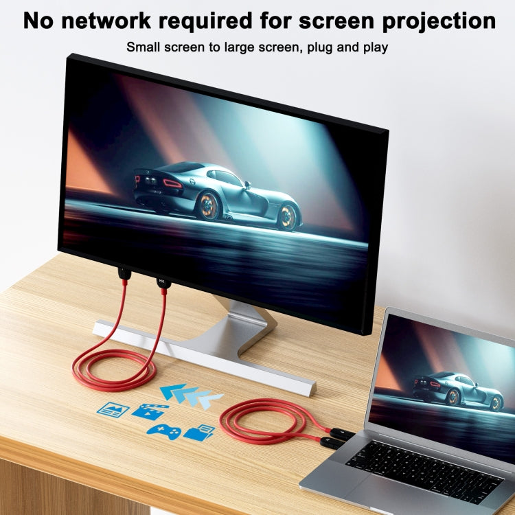 THT-020-8 ชุดส่งสัญญาณ HDMI 4 in 1 แชร์หน้าจอไร้สาย, THT-020-8