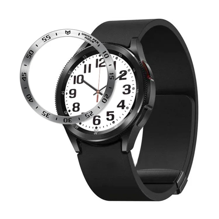กรอบเหล็กป้องกันวงแหวนสไตล์ A สำหรับ Samsung Galaxy Watch6 Classic 47mm, สำหรับ Samsung Galaxy Watch6 Classic 43mm