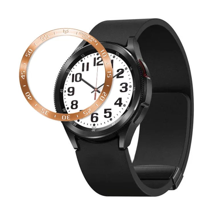 กรอบเหล็กป้องกันวงแหวนสไตล์ A สำหรับ Samsung Galaxy Watch6 Classic 47mm, สำหรับ Samsung Galaxy Watch6 Classic 43mm