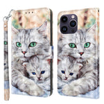 3D Painted Leather Phone Case, For iPhone 15 Pro Max, For iPhone 15 Pro, For iPhone 15 Plus, For iPhone 15