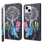 3D Painted Leather Phone Case, For iPhone 15 Pro Max, For iPhone 15 Pro, For iPhone 15 Plus, For iPhone 15