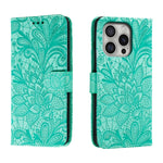 เคสโทรศัพท์หนังแบบพลิกลายดอกไม้ลูกไม้สำหรับนูน สำหรับ iPhone 17e / 16e, สำหรับ iPhone 17 Pro Max, สำหรับ iPhone 17 Pro, สำหรับ iPhone 17, สำหรับ iPhone Air, สำหรับ iPhone 16 Pro Max, สำหรับ iPhone 16 Pro, สำหรับ iPhone 16 Plus