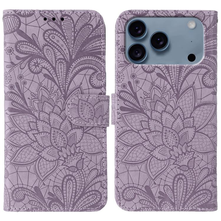 เคสโทรศัพท์หนังแบบพลิกลายดอกไม้ลูกไม้สำหรับนูน สำหรับ iPhone 17e / 16e, สำหรับ iPhone 17 Pro Max, สำหรับ iPhone 17 Pro, สำหรับ iPhone 17, สำหรับ iPhone Air, สำหรับ iPhone 16 Pro Max, สำหรับ iPhone 16 Pro, สำหรับ iPhone 16 Plus