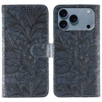 เคสโทรศัพท์หนังแบบพลิกลายดอกไม้ลูกไม้สำหรับนูน สำหรับ iPhone 17e / 16e, สำหรับ iPhone 17 Pro Max, สำหรับ iPhone 17 Pro, สำหรับ iPhone 17, สำหรับ iPhone Air, สำหรับ iPhone 16 Pro Max, สำหรับ iPhone 16 Pro, สำหรับ iPhone 16 Plus
