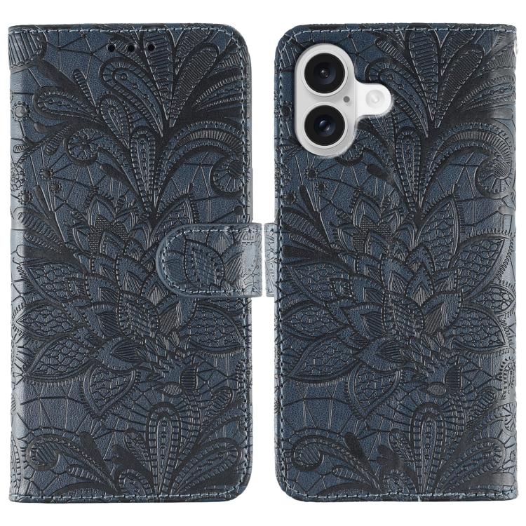 เคสโทรศัพท์หนังแบบพลิกลายดอกไม้ลูกไม้สำหรับนูน สำหรับ iPhone 17e / 16e, สำหรับ iPhone 17 Pro Max, สำหรับ iPhone 17 Pro, สำหรับ iPhone 17, สำหรับ iPhone Air, สำหรับ iPhone 16 Pro Max, สำหรับ iPhone 16 Pro, สำหรับ iPhone 16 Plus