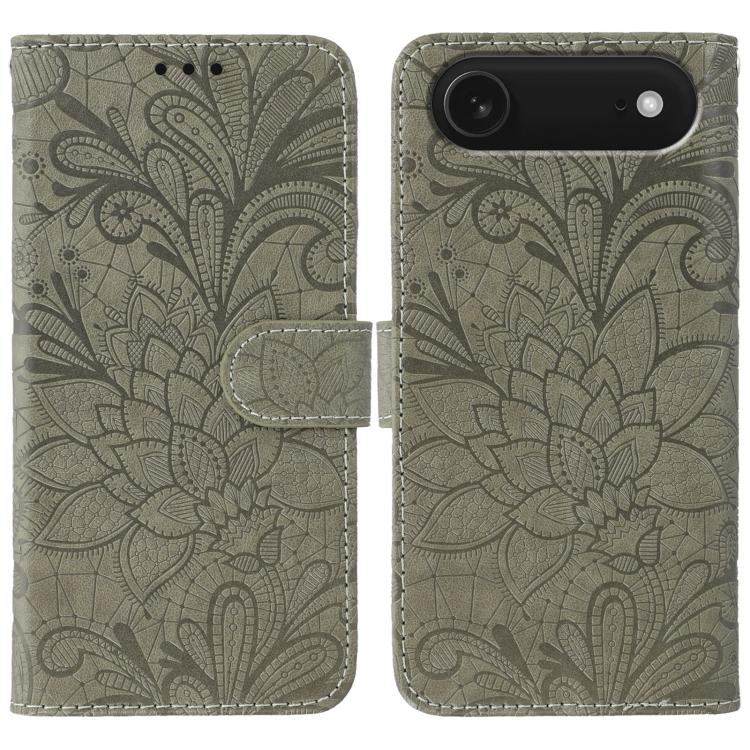 เคสโทรศัพท์หนังแบบพลิกลายดอกไม้ลูกไม้สำหรับนูน สำหรับ iPhone 17e / 16e, สำหรับ iPhone 17 Pro Max, สำหรับ iPhone 17 Pro, สำหรับ iPhone 17, สำหรับ iPhone Air, สำหรับ iPhone 16 Pro Max, สำหรับ iPhone 16 Pro, สำหรับ iPhone 16 Plus