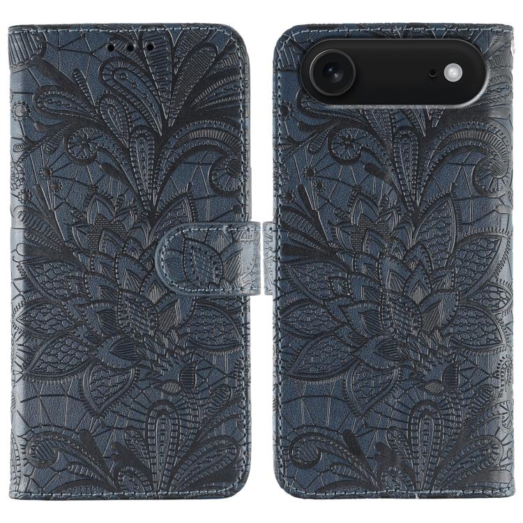 เคสโทรศัพท์หนังแบบพลิกลายดอกไม้ลูกไม้สำหรับนูน สำหรับ iPhone 17e / 16e, สำหรับ iPhone 17 Pro Max, สำหรับ iPhone 17 Pro, สำหรับ iPhone 17, สำหรับ iPhone Air, สำหรับ iPhone 16 Pro Max, สำหรับ iPhone 16 Pro, สำหรับ iPhone 16 Plus