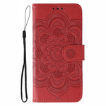 เคสโทรศัพท์หนังลายพระอาทิตย์ Mandala สำหรับนูน สำหรับ iPhone 16e / 17e, สำหรับ iPhone 17 Pro Max, สำหรับ iPhone 17 Pro, สำหรับ iPhone 17, สำหรับ iPhone Air, สำหรับ iPhone 15 Pro Max