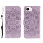 เคสโทรศัพท์หนังลายพระอาทิตย์ Mandala สำหรับนูน สำหรับ iPhone 16e / 17e, สำหรับ iPhone 17 Pro Max, สำหรับ iPhone 17 Pro, สำหรับ iPhone 17, สำหรับ iPhone Air, สำหรับ iPhone 15 Pro Max