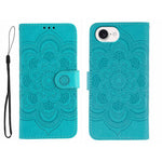 เคสโทรศัพท์หนังลายพระอาทิตย์ Mandala สำหรับนูน สำหรับ iPhone 16e / 17e, สำหรับ iPhone 17 Pro Max, สำหรับ iPhone 17 Pro, สำหรับ iPhone 17, สำหรับ iPhone Air, สำหรับ iPhone 15 Pro Max