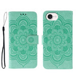 เคสโทรศัพท์หนังลายพระอาทิตย์ Mandala สำหรับนูน สำหรับ iPhone 16e / 17e, สำหรับ iPhone 17 Pro Max, สำหรับ iPhone 17 Pro, สำหรับ iPhone 17, สำหรับ iPhone Air, สำหรับ iPhone 15 Pro Max