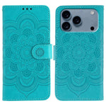 เคสโทรศัพท์หนังลายพระอาทิตย์ Mandala สำหรับนูน สำหรับ iPhone 16e / 17e, สำหรับ iPhone 17 Pro Max, สำหรับ iPhone 17 Pro, สำหรับ iPhone 17, สำหรับ iPhone Air, สำหรับ iPhone 15 Pro Max