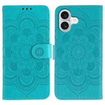 เคสโทรศัพท์หนังลายพระอาทิตย์ Mandala สำหรับนูน สำหรับ iPhone 16e / 17e, สำหรับ iPhone 17 Pro Max, สำหรับ iPhone 17 Pro, สำหรับ iPhone 17, สำหรับ iPhone Air, สำหรับ iPhone 15 Pro Max