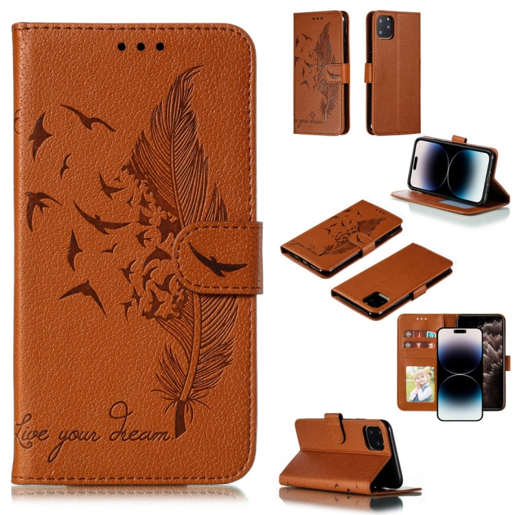 เคสโทรศัพท์หนังลายลิ้นจี่ลายขนนก สำหรับ iPhone 17 Pro Max, สำหรับ iPhone 17 Pro, สำหรับ iPhone 17, สำหรับ iPhone Air, สำหรับ iPhone 15 Pro Max, สำหรับ iPhone 15 Pro, สำหรับ iPhone 15 Plus, สำหรับ iPhone 15