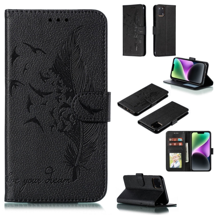 เคสโทรศัพท์หนังลายลิ้นจี่ลายขนนก สำหรับ iPhone 17 Pro Max, สำหรับ iPhone 17 Pro, สำหรับ iPhone 17, สำหรับ iPhone Air, สำหรับ iPhone 15 Pro Max, สำหรับ iPhone 15 Pro, สำหรับ iPhone 15 Plus, สำหรับ iPhone 15