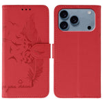 เคสโทรศัพท์หนังลายลิ้นจี่ลายขนนก สำหรับ iPhone 17 Pro Max, สำหรับ iPhone 17 Pro, สำหรับ iPhone 17, สำหรับ iPhone Air, สำหรับ iPhone 15 Pro Max, สำหรับ iPhone 15 Pro, สำหรับ iPhone 15 Plus, สำหรับ iPhone 15