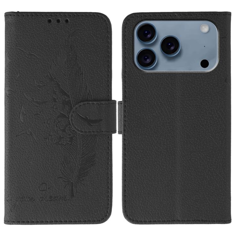 เคสโทรศัพท์หนังลายลิ้นจี่ลายขนนก สำหรับ iPhone 17 Pro Max, สำหรับ iPhone 17 Pro, สำหรับ iPhone 17, สำหรับ iPhone Air, สำหรับ iPhone 15 Pro Max, สำหรับ iPhone 15 Pro, สำหรับ iPhone 15 Plus, สำหรับ iPhone 15