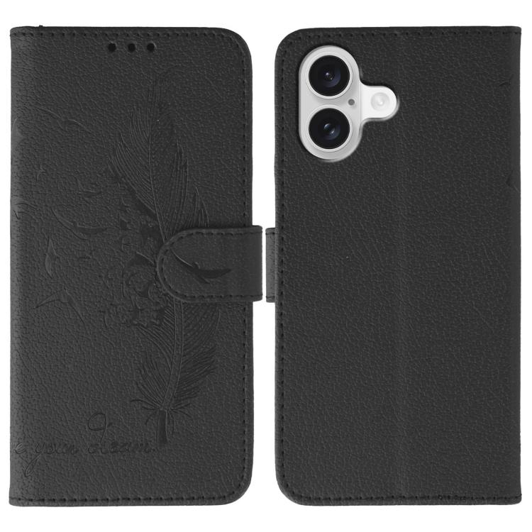 เคสโทรศัพท์หนังลายลิ้นจี่ลายขนนก สำหรับ iPhone 17 Pro Max, สำหรับ iPhone 17 Pro, สำหรับ iPhone 17, สำหรับ iPhone Air, สำหรับ iPhone 15 Pro Max, สำหรับ iPhone 15 Pro, สำหรับ iPhone 15 Plus, สำหรับ iPhone 15