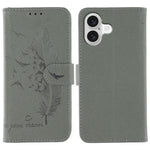 เคสโทรศัพท์หนังลายลิ้นจี่ลายขนนก สำหรับ iPhone 17 Pro Max, สำหรับ iPhone 17 Pro, สำหรับ iPhone 17, สำหรับ iPhone Air, สำหรับ iPhone 15 Pro Max, สำหรับ iPhone 15 Pro, สำหรับ iPhone 15 Plus, สำหรับ iPhone 15