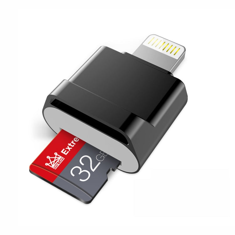 อะแดปเตอร์ MicroDrive 8 พิน เป็น TF Card สำหรับ iPhone & iPad, เครื่องอ่านการ์ด TF