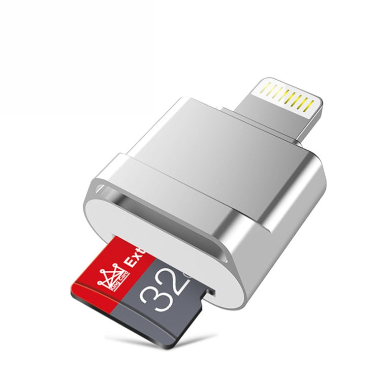 อะแดปเตอร์ MicroDrive 8 พิน เป็น TF Card สำหรับ iPhone & iPad, เครื่องอ่านการ์ด TF