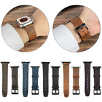 สายรัดนาฬิกาหนังลายย้อนยุค สำหรับ Apple Watch 4 44 มม., สำหรับ Apple Watch 4 40 มม., สำหรับ Apple Watch 3 38 มม., สำหรับ Apple Watch 3 42 มม., สำหรับ Apple Watch 2 42 มม., สำหรับ Apple Watch 2 38 มม., สำหรับ Apple Watch 42 มม., สำหรับ Apple Watch 38 มม.