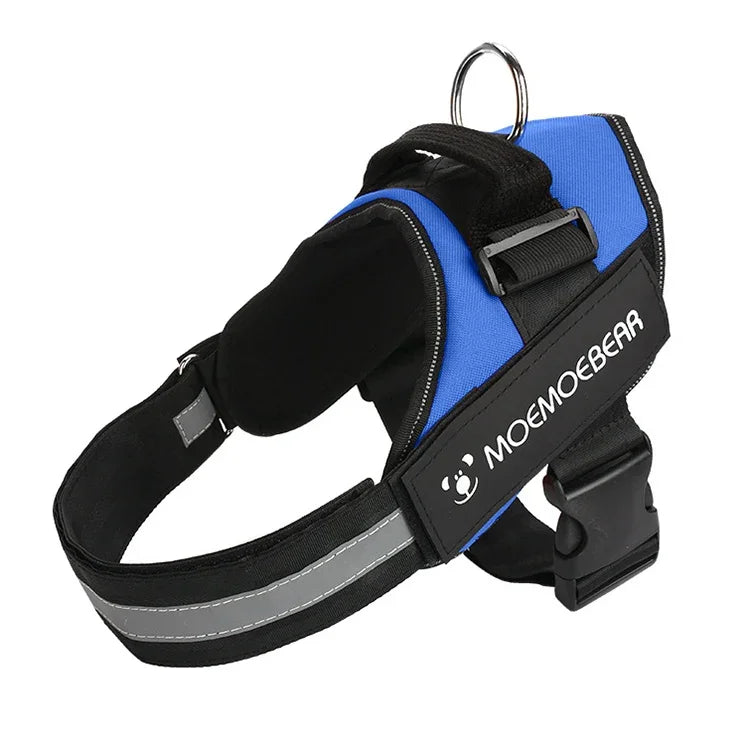 สายรัดอกผ้าฝ้าย Oxford กันสุนัขวิ่ง K9 สายจูงแรงดึง, M สำหรับ 13-23 กก., L สำหรับ 23-30 กก., XL สำหรับ 28-40 กก., XXL สำหรับ 40-70 กก., S สำหรับ 6-14 กก.