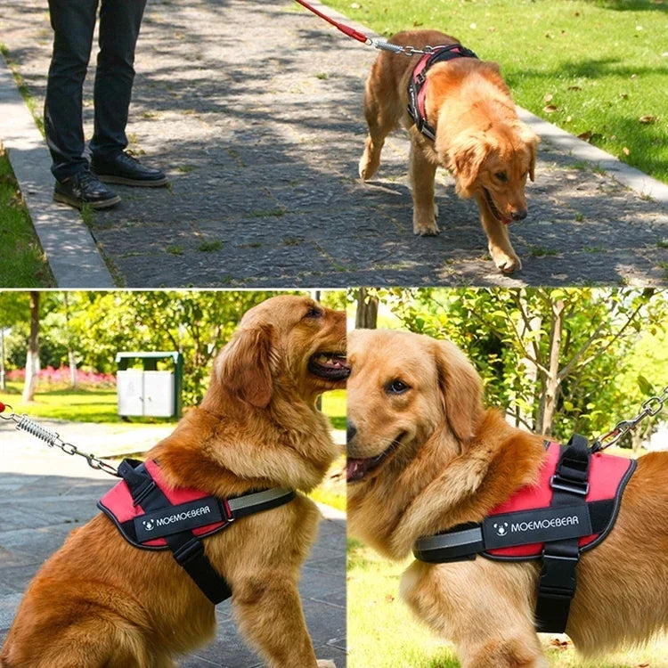 สายรัดอกผ้าฝ้าย Oxford กันสุนัขวิ่ง K9 สายจูงแรงดึง, M สำหรับ 13-23 กก., L สำหรับ 23-30 กก., XL สำหรับ 28-40 กก., XXL สำหรับ 40-70 กก., S สำหรับ 6-14 กก.