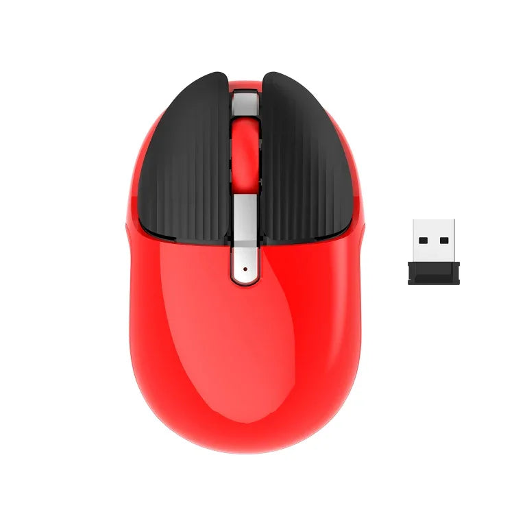 เมาส์ไร้สายโหมดเดียว HXSJ M106 2.4GHZ 1600dpi ชาร์จ USB ได้