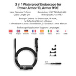 กล้องส่องภายใน Ulefone Endoscope E1 กันน้ำ IP67 3 in 1 สำหรับ Ulefone Power Armor 21 / 19 / 18T / 16 Pro / 13 / Armor Pad, uSmart E1