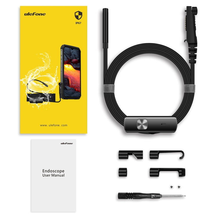 กล้องส่องภายใน Ulefone Endoscope E1 กันน้ำ IP67 3 in 1 สำหรับ Ulefone Power Armor 21 / 19 / 18T / 16 Pro / 13 / Armor Pad, uSmart E1