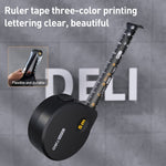 deli HT8519 5mx19mm High-precision Household Steel Measure Thickened Measuring Tape, 1pc