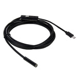 AN97 กล้องส่องทางไกลงูท่อไมโคร USB กันน้ำ สำหรับตรวจสอบชิ้นส่วนฟังก์ชัน OTG โทรศัพท์มือถือ Android พร้อมไฟ LED 6 ดวง ขนาด 5.5mm, 8mm