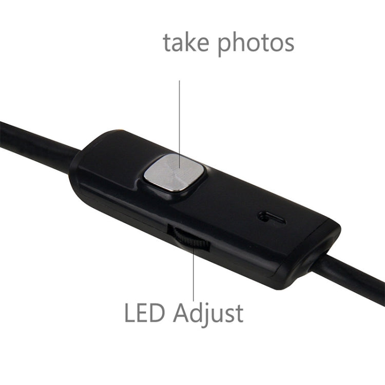 AN97 กล้องส่องทางไกลงูท่อไมโคร USB กันน้ำ สำหรับตรวจสอบชิ้นส่วนฟังก์ชัน OTG โทรศัพท์มือถือ Android พร้อมไฟ LED 6 ดวง ขนาด 5.5mm, 8mm