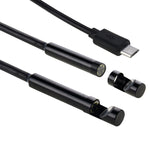 AN97 กล้องส่องทางไกลงูท่อไมโคร USB กันน้ำ สำหรับตรวจสอบชิ้นส่วนฟังก์ชัน OTG โทรศัพท์มือถือ Android พร้อมไฟ LED 6 ดวง ขนาด 5.5mm, 8mm