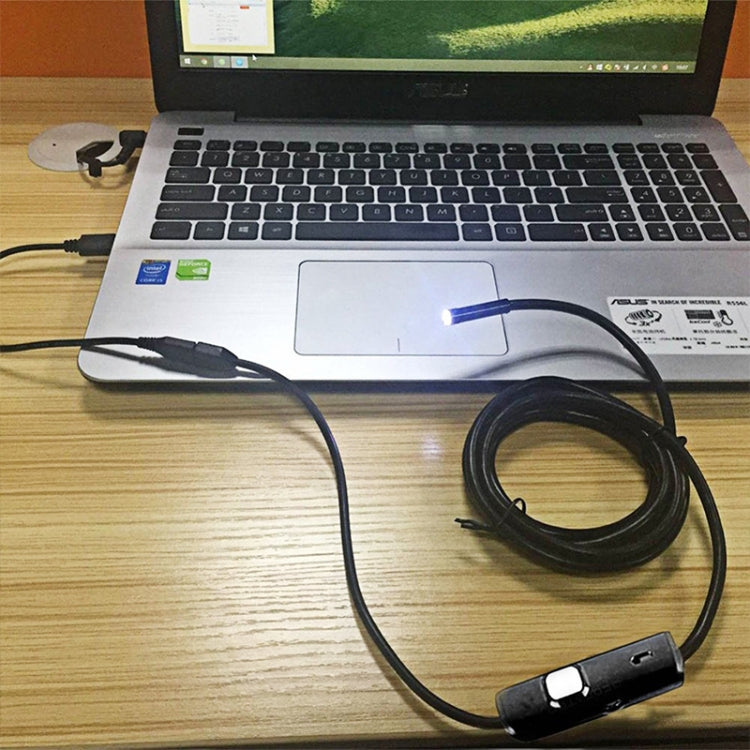 AN97 กล้องส่องทางไกลงูท่อไมโคร USB กันน้ำ สำหรับตรวจสอบชิ้นส่วนฟังก์ชัน OTG โทรศัพท์มือถือ Android พร้อมไฟ LED 6 ดวง ขนาด 5.5mm, 8mm