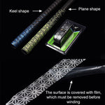 สายรัดด้ามจับสีไล่ระดับ 1.8 ม. GUANGYU กาวด้ามจับคันเบ็ดหนา กันลื่น ดูดซับเหงื่อ สีสุ่ม